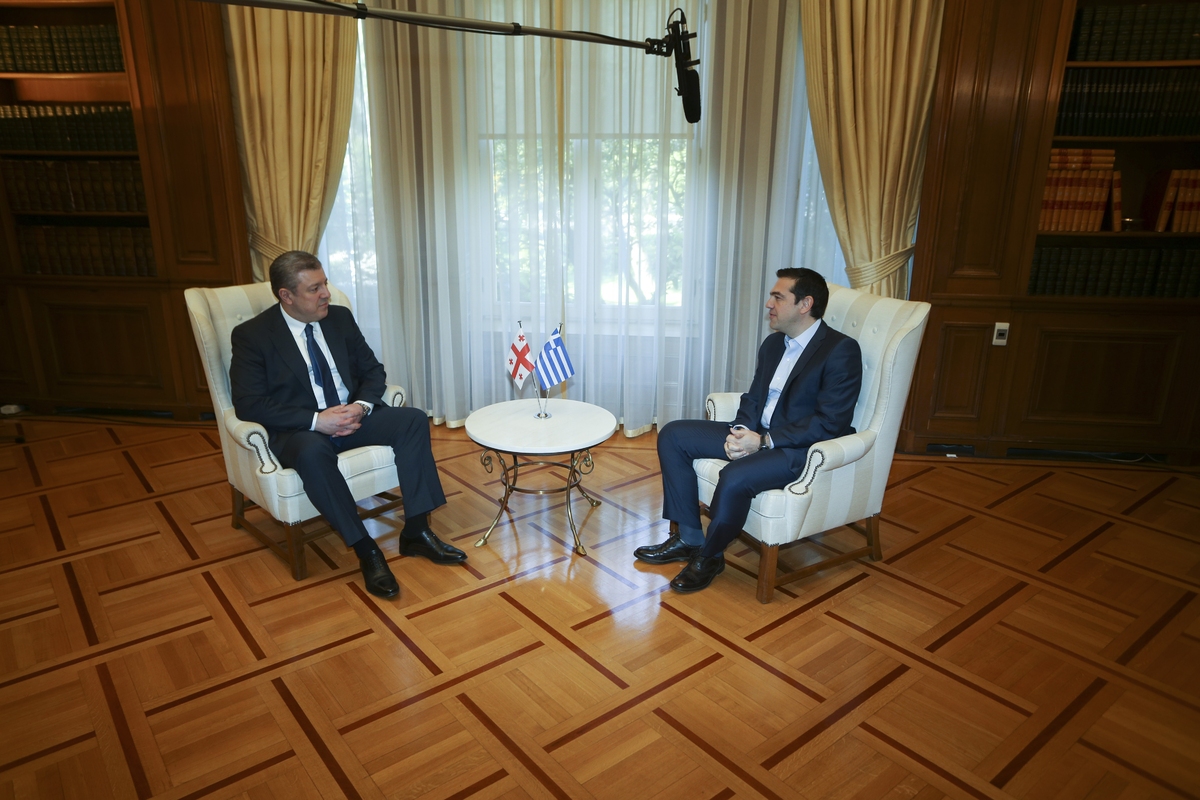 Τσίπρας: Ιστορικοί οι δεσμοί που συνδέουν την Ελλάδα με τη Γεωργία