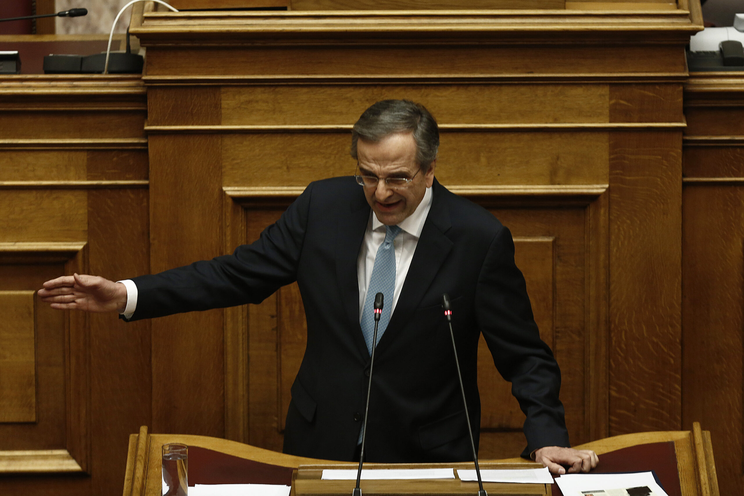 Σαμαράς για Novartis: «Δεν ήρθα να απολογηθώ αλλά να καταγγείλω» – «H μεγαλύτερη πολιτική σκευωρία»