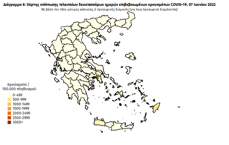 Κορωνοϊός – Χαρτογράφηση: 3681 κρούσματα στην Αττική –  327 στη Θεσσαλονίκη – Ο χάρτης της διασποράς