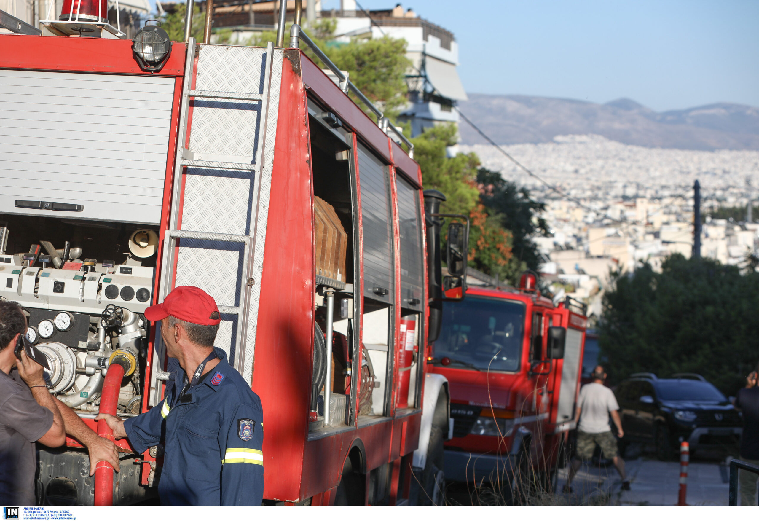 Οριοθετήθηκε η φωτιά στο Όρος Αιγάλεω
