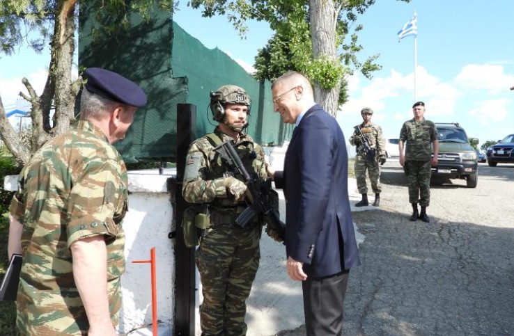 Επίσκεψη Στεφανή σε φυλάκια στον Έβρο – Επιθεώρησε τις διαδικασίες επιτήρησης των συνόρων