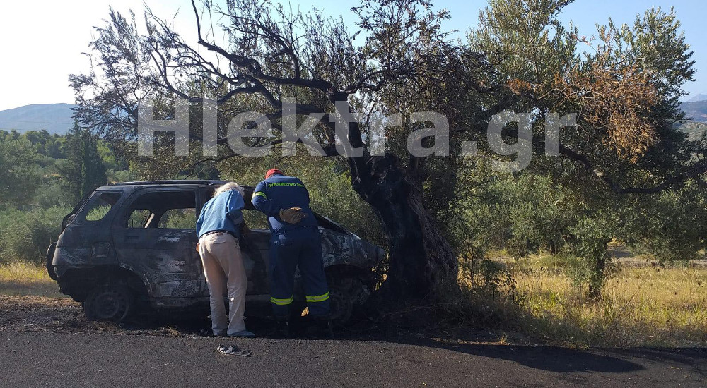 Φρίκη στην Κορινθία: Βρέθηκε καμένο όχημα με απανθρακωμένο τον οδηγό – Πρόκειται για τον ιερέα Αλμυρής