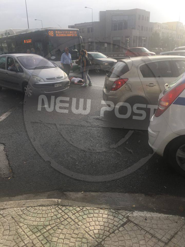 Οδηγός λεωφορείου χτύπησε πεζό στην Λεωφόρο Κηφισίας