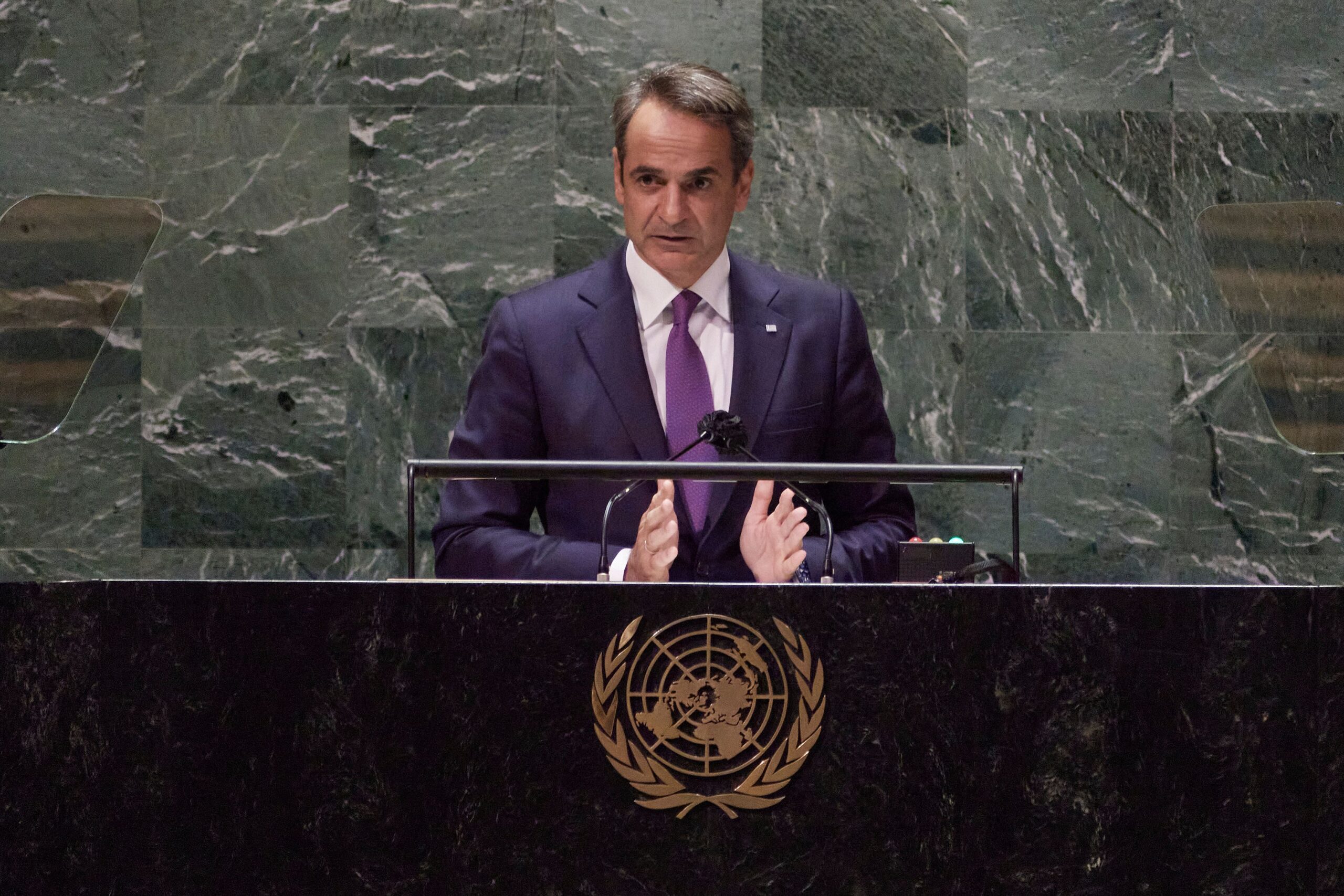 Μητσοτάκης στον ΟΗΕ: Θα συνεχίσουμε να υποστηρίζουμε τα κυριαρχικά μας δικαιώματα – Ζούμε συνεχώς με το casus belli πάνω από το κεφάλι μας
