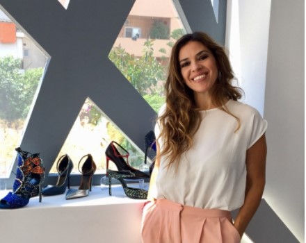 Η Ναταλία Δραγούμη στο show room του σχεδιαστή «Theodoros Elef»