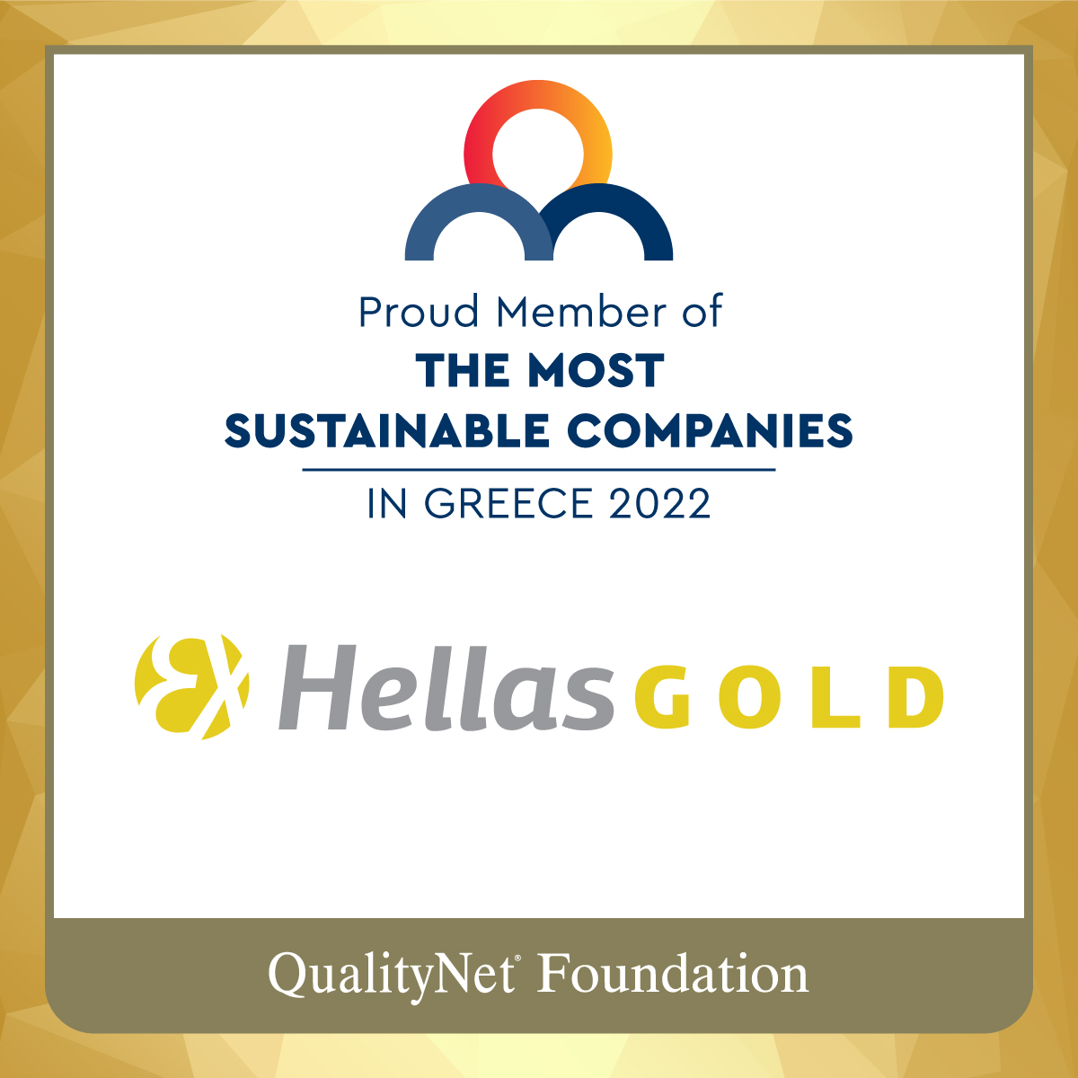 H Ελληνικός Χρυσός μεταξύ των «The Most Sustainable Companies in Greece 2022»