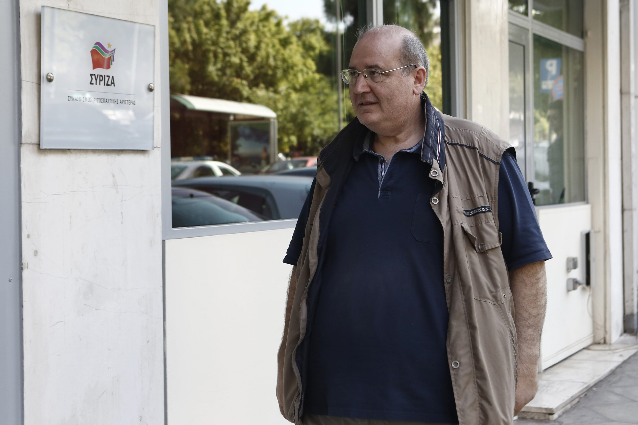 Ο Νίκος Φίλης σήμερα στο Τριανόν