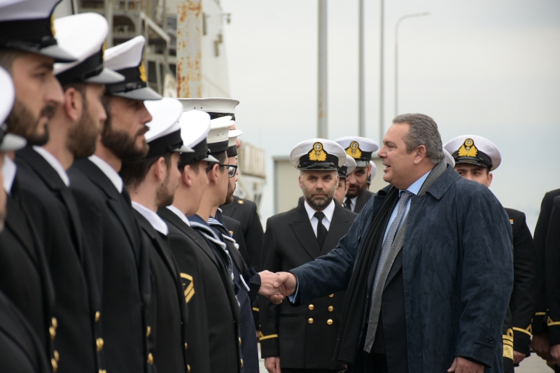 Π.Καμμένος: Το Πολεμικό μας Ναυτικό είναι παρόν, έτοιμο να αντιμετωπίσει κάθε πρόκληση.