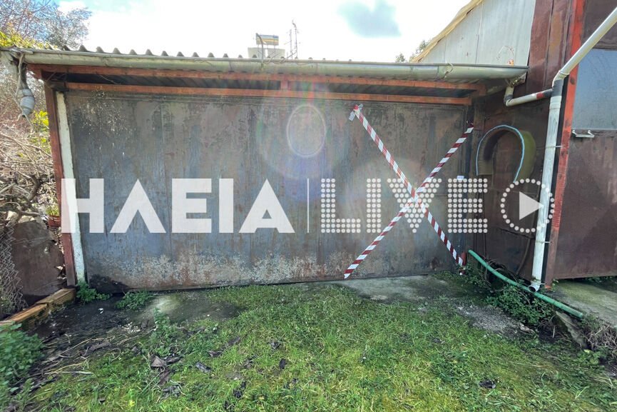 Ανδραβίδα: Εικόνες από την αποθήκη που ο δολοφόνος θα μετέφερε τα πτώματα