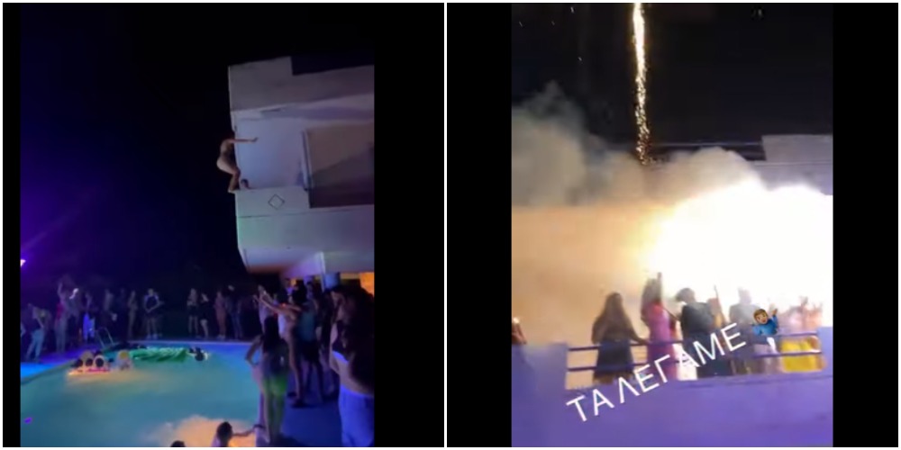 Κορωνο-πάρτι μέχρι πρωίας σε βίλα της Χαλκίδας – Πηδούσαν από τα μπαλκόνια στην πισίνα (Βίντεο)