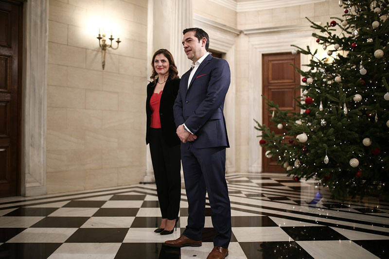 Άκουσαν τα κάλαντα Αλ. Τσίπρας – Μπ. Μπαζιάνα