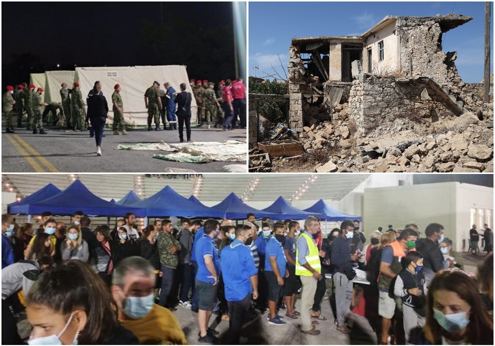 Κρήτη: «Βυθίστηκε 15 εκατοστά το Αρκαλοχώρι», αγωνία για τους μετασεισμούς – Για δεύτερη νύχτα στις σκηνές οι σεισμόπληκτοι