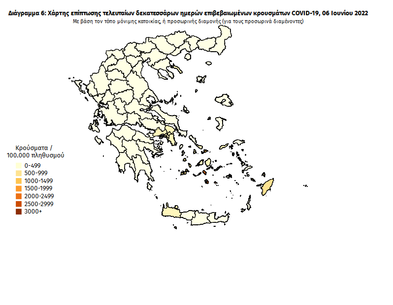 Κορωνοϊός – Χαρτογράφηση: 1.622 κρούσματα στην Αττική – 144 στη Θεσσαλονίκη – Ο χάρτης της διασποράς