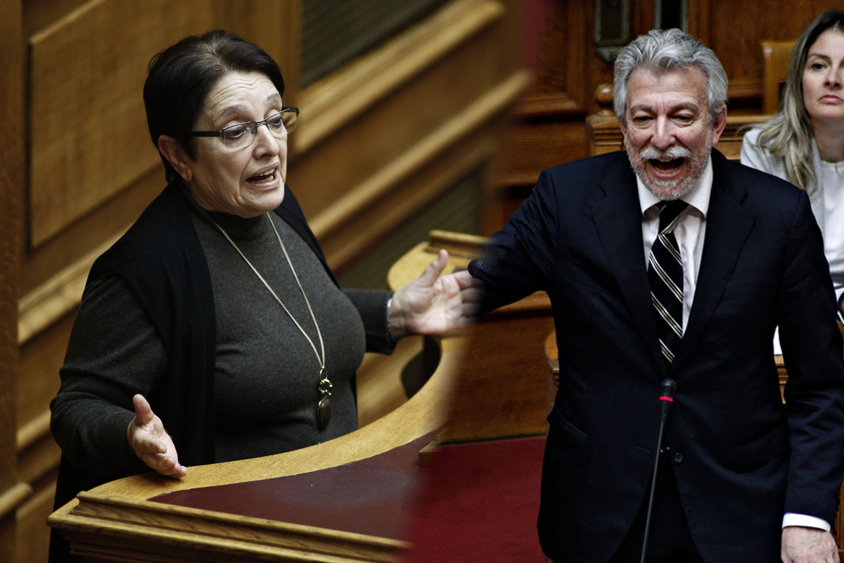 Τσακωμός Παπαρήγα- Κοντονή στο καφενείο της Βουλής!