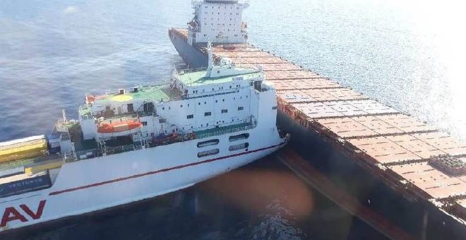 Κορσική: Μεγάλη διαρροή καυσίμων από σύγκρουση τυνησιακού και κυπριακού πλοίου