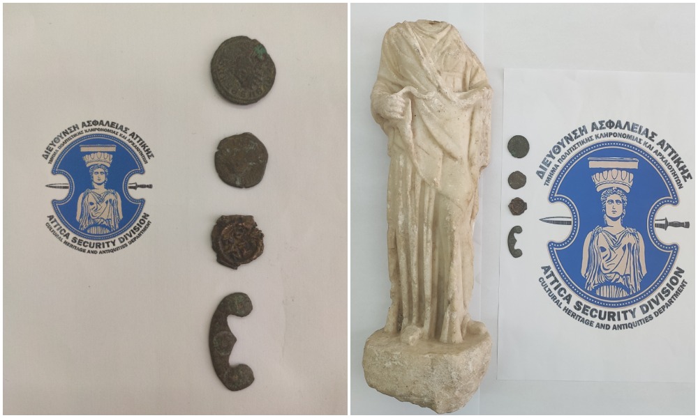 Έψαχνε αγοραστές για άγαλμα Ρωμαϊκής εποχής αντί 80.000 ευρώ- Συνελήφθη στην Κορινθία