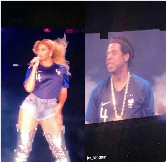 Beyoncé – Jay-Z: Στη συναυλία τους στο Παρίσι έδειξαν τον τελικό του Μουντιάλ!