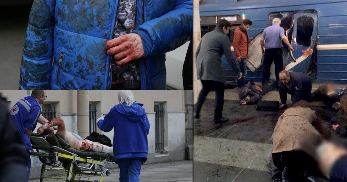 Τρομοκρατική επίθεση στο μετρό της Αγίας Πετρούπολης – Δέκα νεκροί – Ψάχνουν δύο υπόπτους