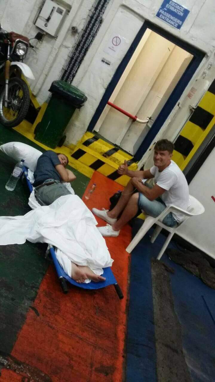 H Oδύσσεια ενός Βρετανού τουρίστα στους Παξούς – Διακομιδή στο γκαράζ του πλοίου!