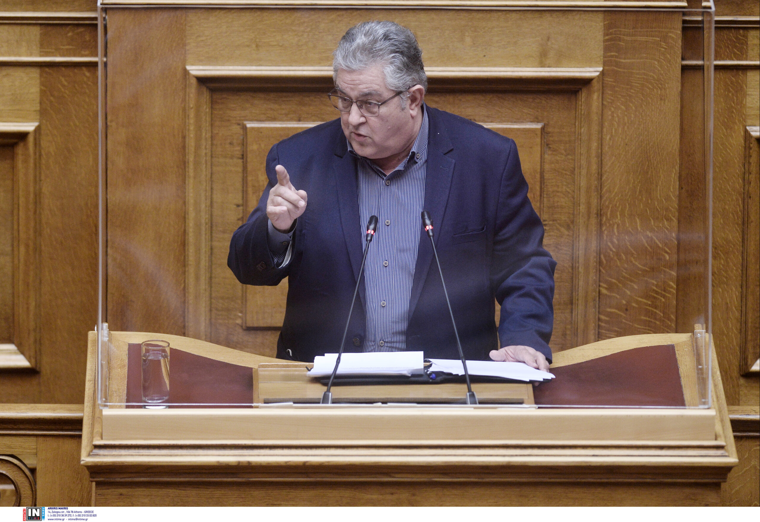Δημήτρης Κουτσούμπας: «Μαζί με την μεγαλοεργοδοσία τελειώνετε συνολικά με ό,τι είχε απομείνει από τον ΟΑΕΔ»