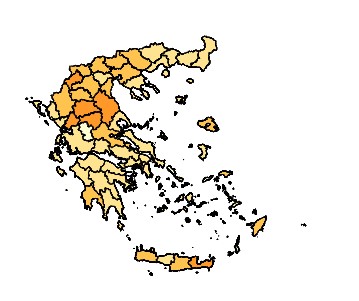 Κορωνοϊός – Χαρτογράφηση: 16.474 κρούσματα στην Αττική, 7.222 στη Θεσσαλονίκη – Στο «κόκκινο» το ιικό φορτίο σε Αθήνα και Άγιο Νικόλαο