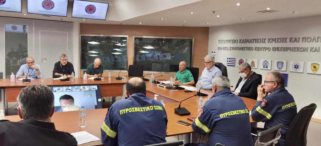Συντονιστική σύσκεψη στο Υπουργείο Κλιματικής Κρίσης ενόψει χειμερινής περιόδου