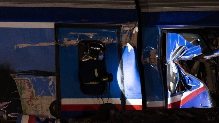 Σύγκρουση τρένων στα Τέμπη