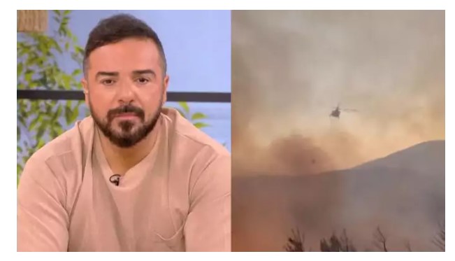 Τριαντάφυλλος για τη φωτιά στη Ρόδο: «Όλο το βράδυ έδιναν μάχη με τις φλόγες στο χωριό μου»