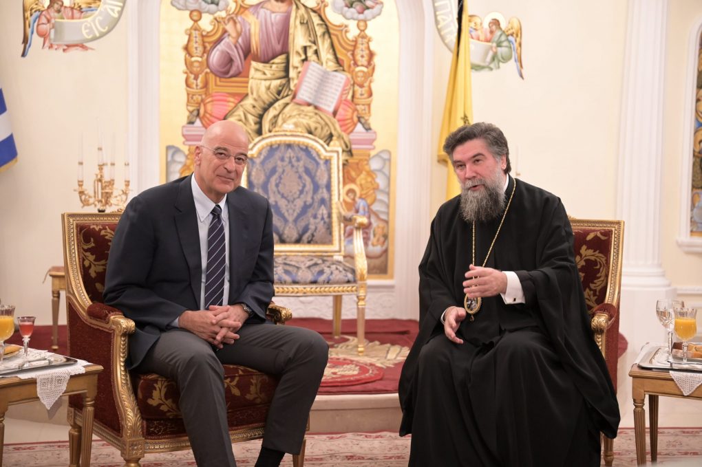 «Καραμανλικό» μήνυμα Δένδια από τις Σέρρες: «Είναι η πατρίδα του ιδρυτή μας, του Εθνάρχη Κωνσταντίνου Καραμανλή»