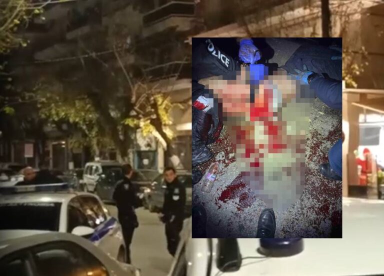 Αιματηρό επεισόδιο στη Θεσσαλονίκη: Ένας τραυματίας από πυροβολισμούς έξω από καφετέρια (Προσοχή σκληρή εικόνα)