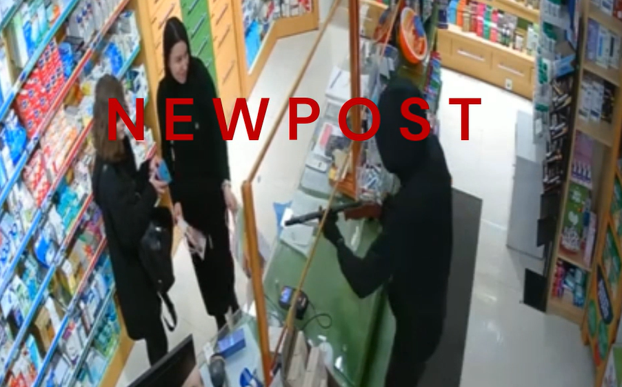 Μόνο στο Newpost: Βίντεο-ντοκουμέντο από την ένοπλη ληστεία σε φαρμακείο στο Χολαργό