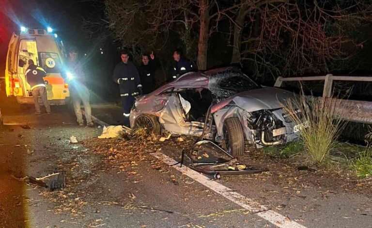 Θανατηφόρο τροχαίο στη Μεσσηνία: Νεκροί ένας 23χρονος και μία 15χρονη από την σύγκρουση