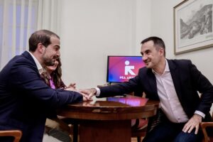 Αλέξης Χαρίτσης Γαβριήλ Σακελλαρίδης Νέα Αριστερά