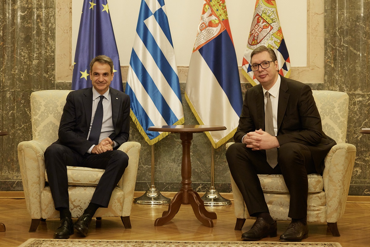Κυριάκος Μητσοτάκης Αλεξάντερ Βούτσιτς