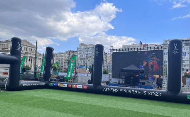 Conference League: «Το σημαντικότερο παιχνίδι της ιστορίας του Ολυμπιακού» ο τελικός με Φιορεντίνα – Τρεις γιγαντοοθόνες σε διαφορετικά σημεία του Πειραιά