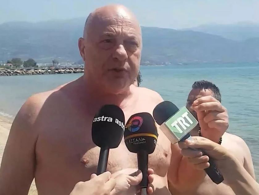 Μπέος: Βούτηξε στον Παγασητικό για να αποδείξει ότι τα νερά είναι καθαρά – «Κλείνουμε τα στόματα όσων δυσφημούν την περιοχή» (Βίντεο)