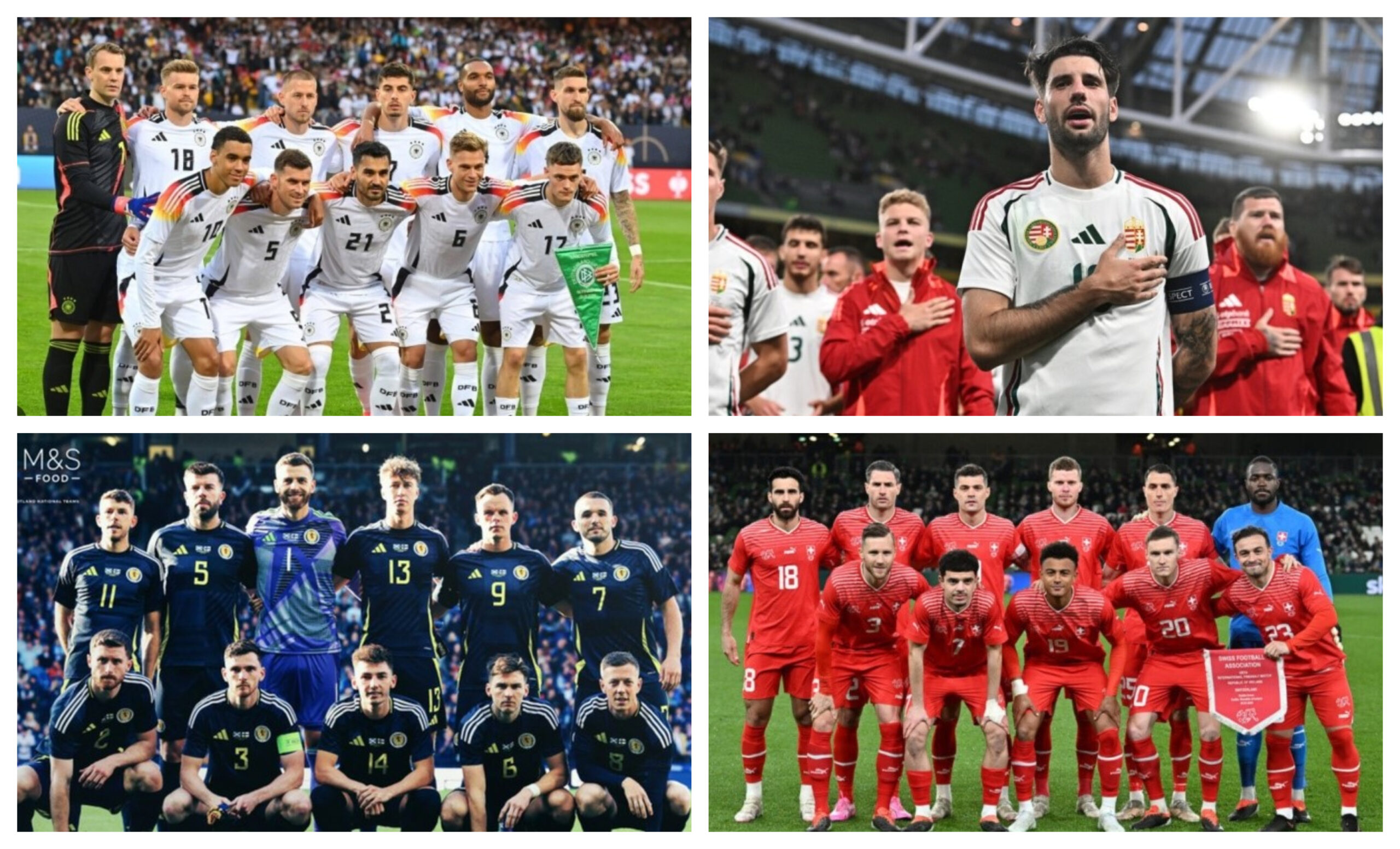Euro 2024: Ο 1ος όμιλος – Γερμανία, Ουγγαρία, Σκωτία, Ελβετία – Τα ρόστερ ομάδων και το πρόγραμμα