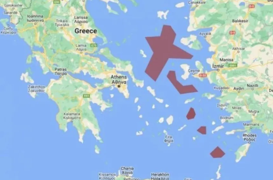 Τουρκία: Δεσμεύει 5 περιοχές του Αιγαίου για άσκηση ενός μήνα – Με τη «Γαλάζια Πατρίδα» συμπίπτουν οι συντεταγμένες