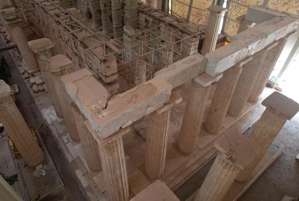 ΥΠΠΟ: Αποκατάσταση βορειότερων τμημάτων μακρών πτερών ναού Επικούριου Απόλλωνα στις Βάσσες