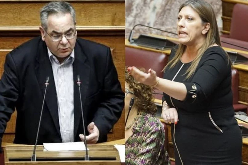 Κωνσταντοπούλου – Λαμπρούλης έγιναν μαλλιά κουβάρια στη Βουλή: «Σας αφαιρώ τον λόγο, δεν ξέρετε την τύφλα σας, διατελέσατε και πρόεδρος της Βουλής» – «Ντροπή σας»