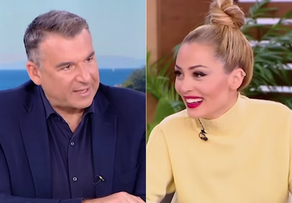 Γιώργος Λιάγκας σε Ελένη Βουλγαράκη: «Στο σπίτι βλέπετε τον Ολυμπιακό;» – Αμηχανία on air