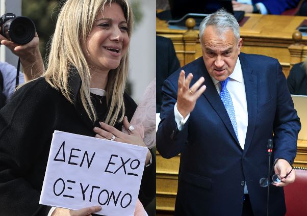 «Καταπέλτης» η Καρυστιανού για Βορίδη: «Τόσο αδίστακτος, τόσο μικρόψυχος, κακός και λίγος»