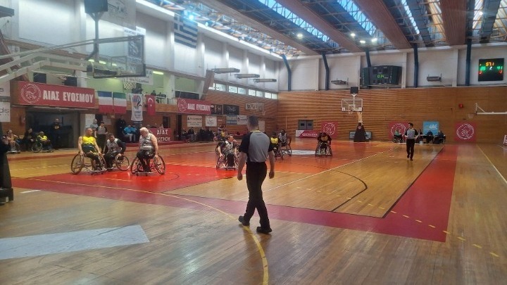 Διεθνές τουρνουά μπάσκετ αθλητών με αμαξίδιο στον Εύοσμο