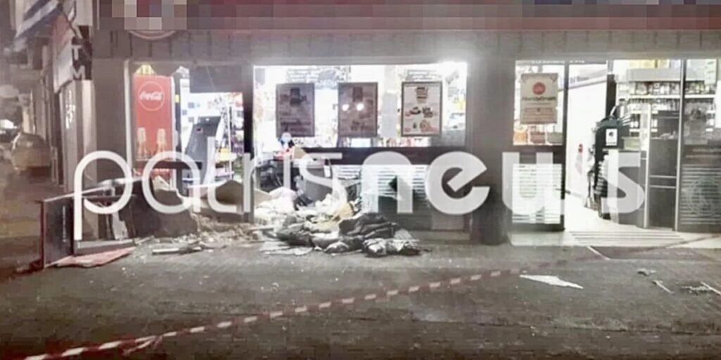 Ηλεία: Έσπασαν τζαμαρία και μπούκαραν σε σούπερ μάρκετ – «Σήκωσαν» το ATM με αγροτικό κι εξαφανίστηκαν