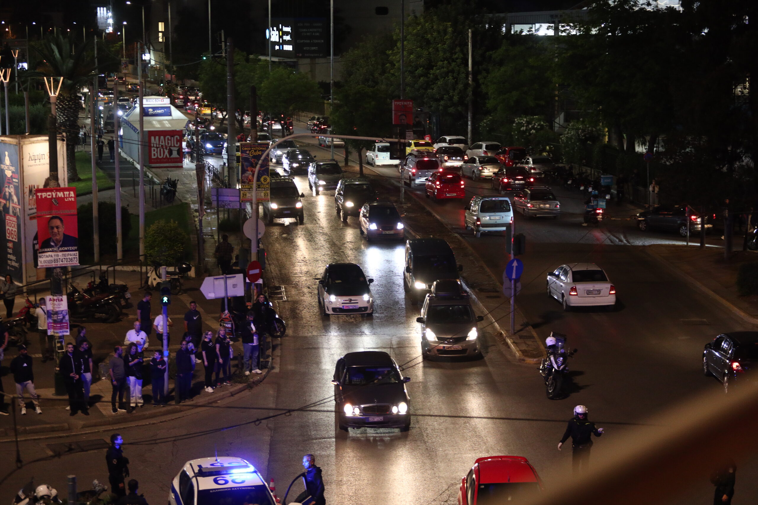 Αποκαταστάθηκε η κυκλοφορία των οχημάτων στη λεωφόρο Θηβών