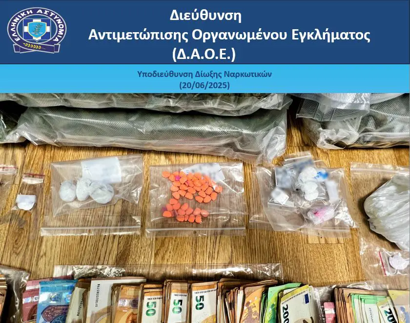 Εξαρθρώθηκε συμμορία που διακινούσε ναρκωτικά στην Αττική: 5 συλλήψεις ενώ κατασχέθηκαν πάνω από 38 κιλά ακατέργαστης κάνναβης