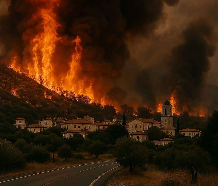 Μαίνεται η φωτιά στην Κύπρο: Χάος, νεκροί, εγκαυματίες και καμένα σπίτια σε 14 κοινότητες – Στάχτη έκταση διπλάσια από το λεκανοπέδιο Αθηνών – Εικόνες καταστροφής