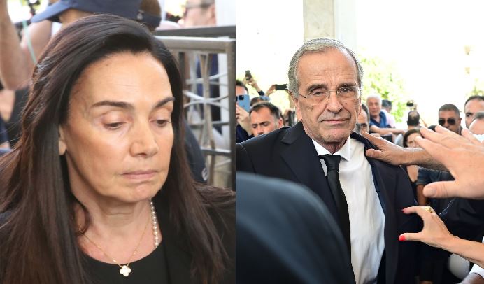 Λένα Σαμαρά: Το τελευταίο αντίο από συγγενείς και φίλους – Φωτογραφίες και Βίντεο