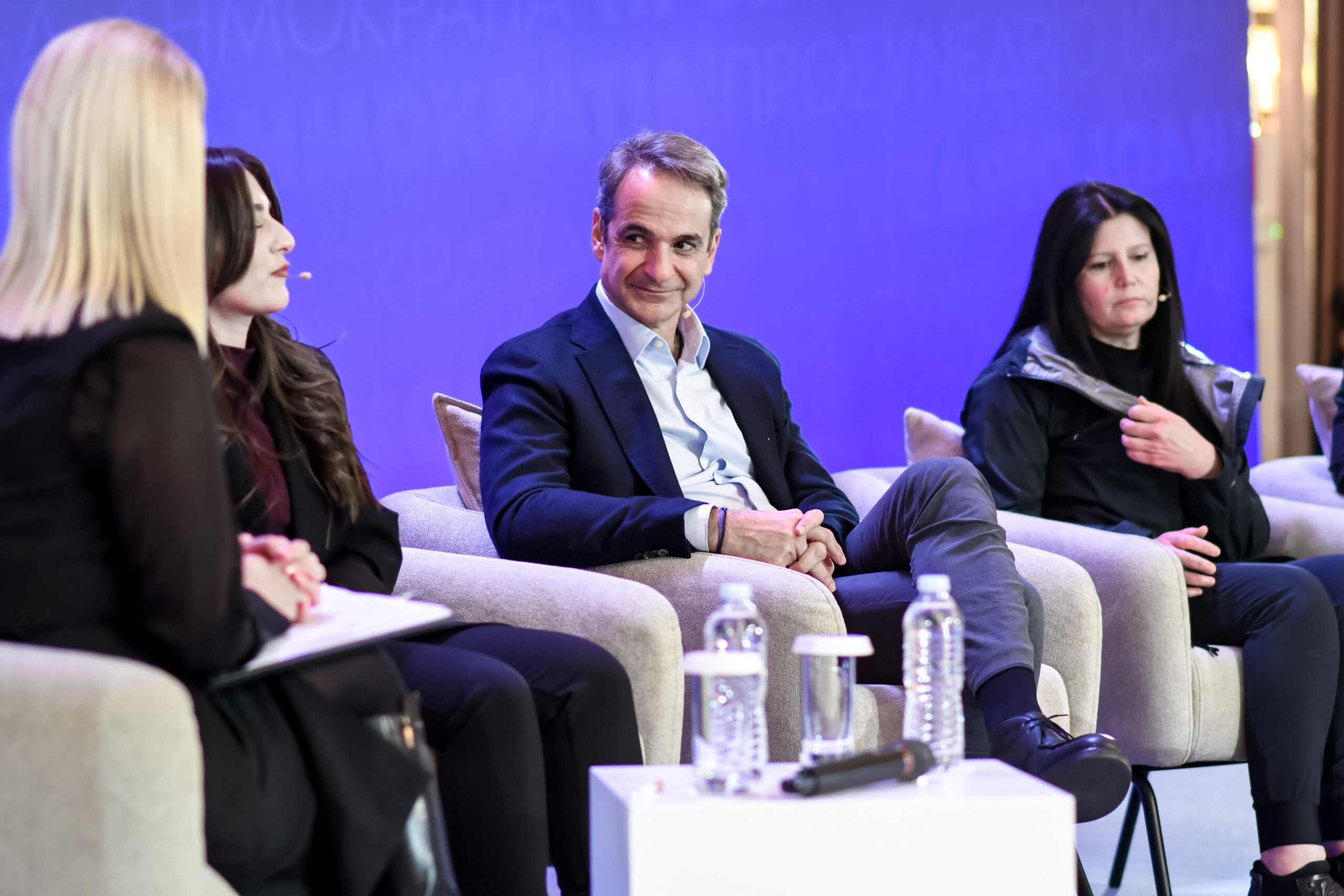 Ο Κυριάκος Μητσοτάκης στο προσυνέδριο της ΝΔ στα Ιωάννινα