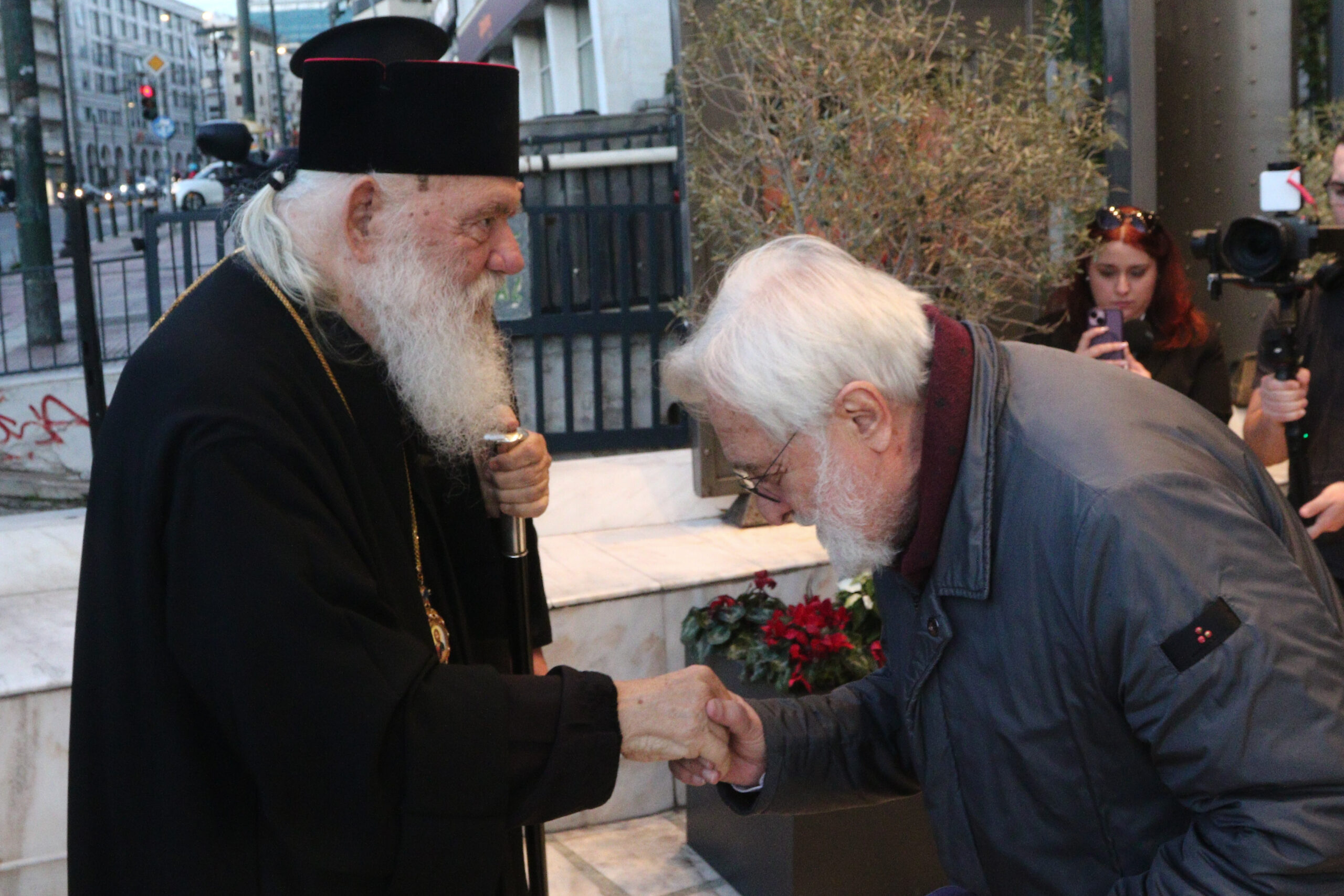 Ο Αρχιεπίσκοπος Ιερώνυμος